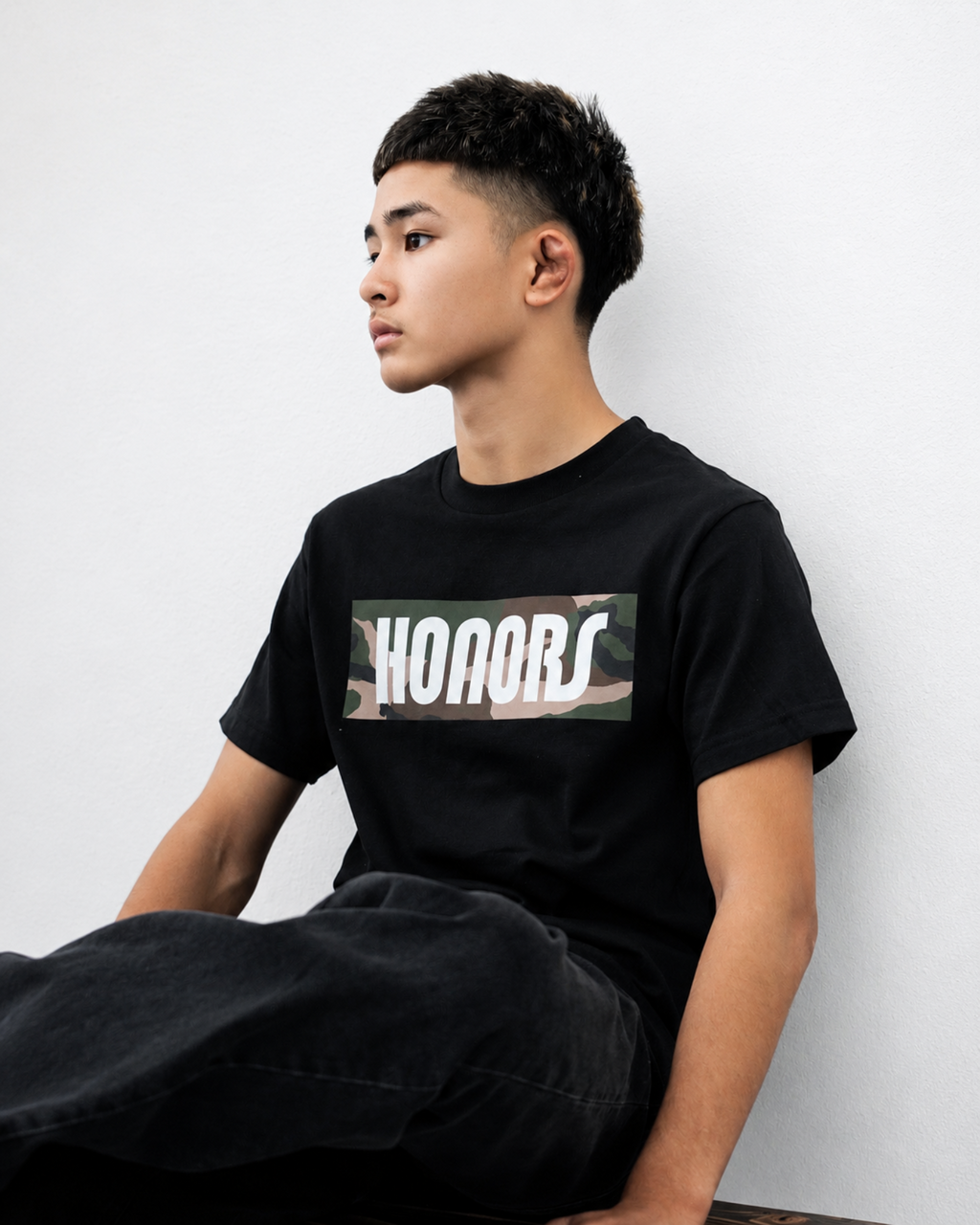 HONORS BOX LOGO CAMOUFLAGE TEE