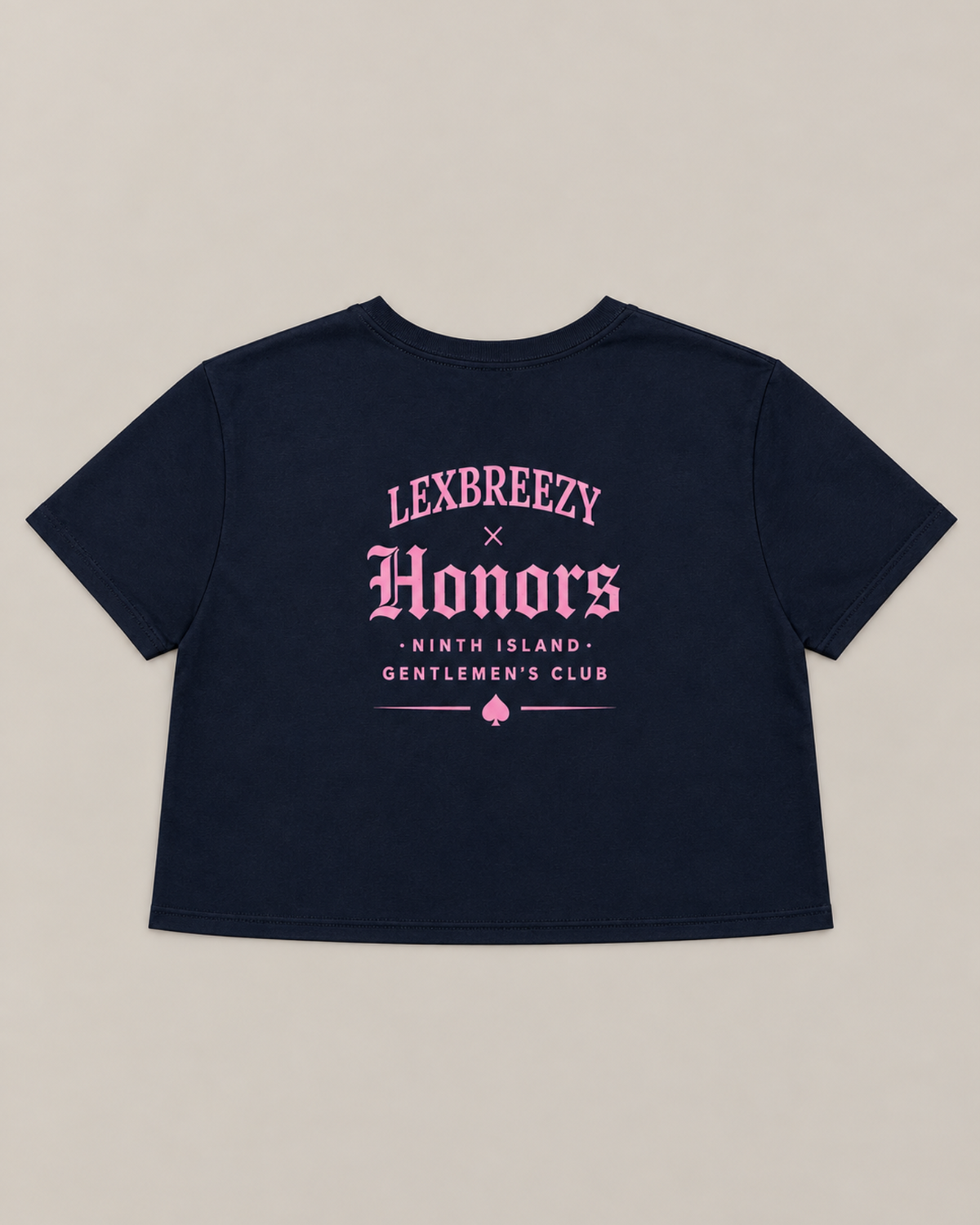HONORS X LEXBREEZY WOMENS CROP "GOT LEID IN LAS VEGAS"