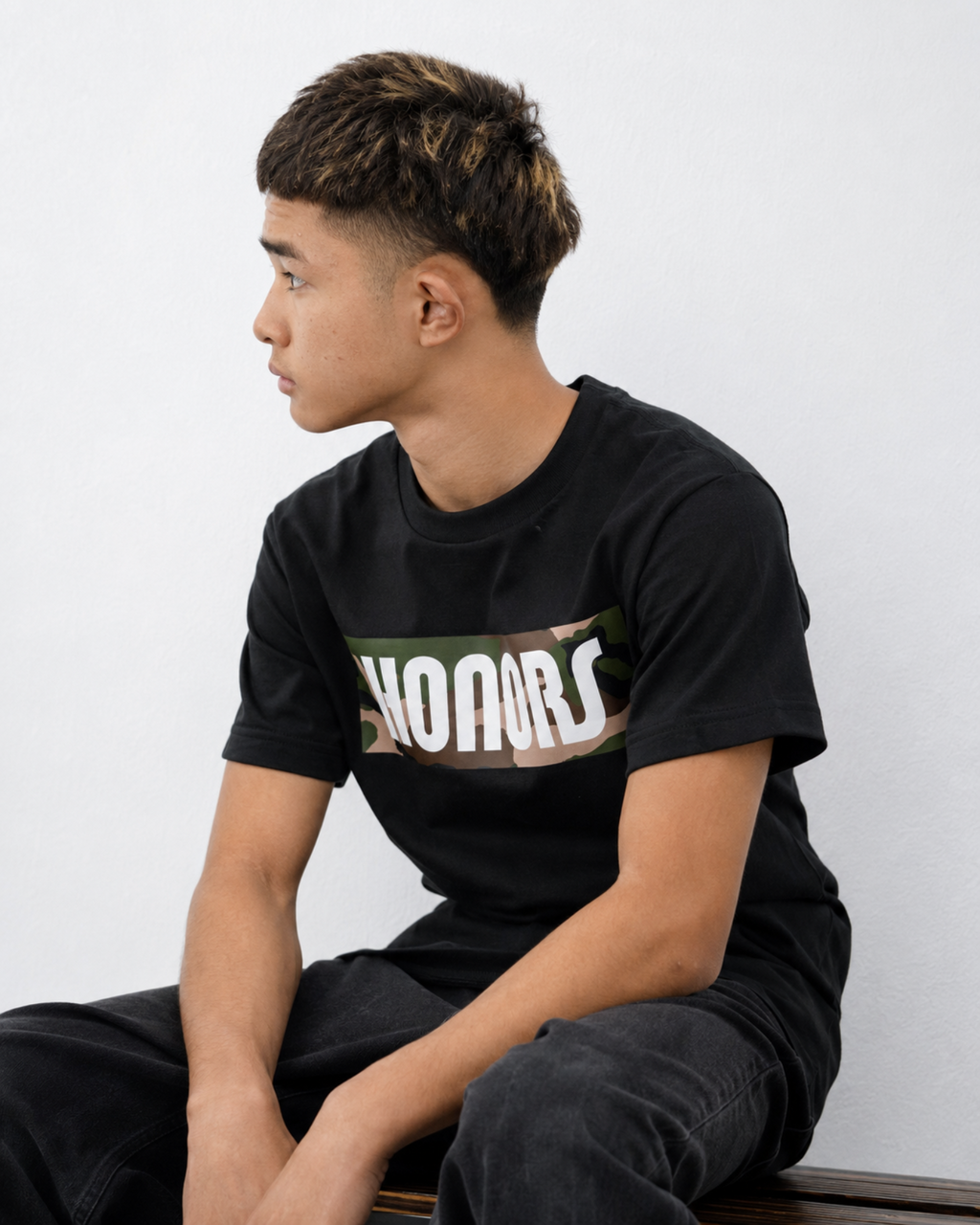 HONORS BOX LOGO CAMOUFLAGE TEE