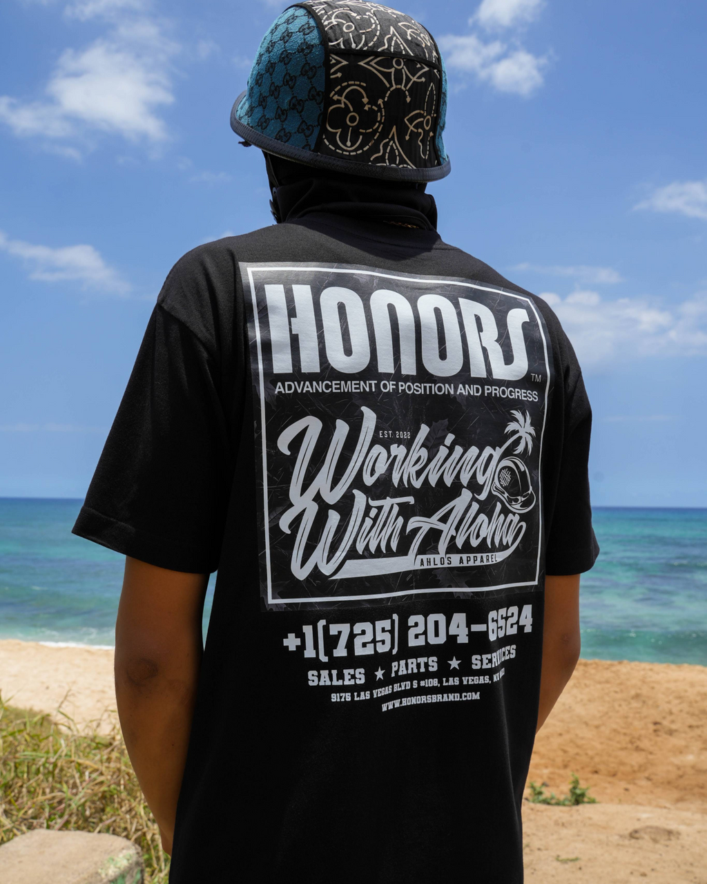 HONORS X AHLOS BLACKOUT CAMO TEE