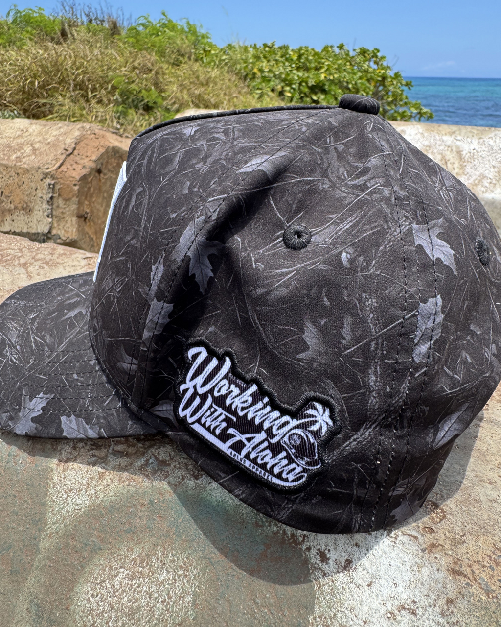 HONORS X AHLOS BLACKOUT CAMO SNAPBACK