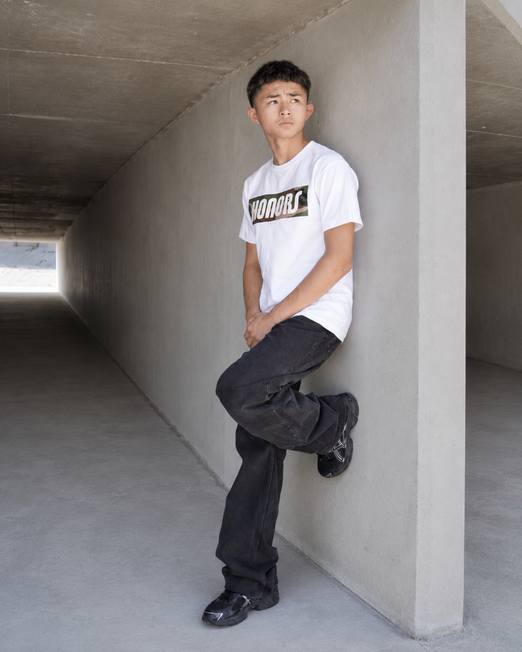 HONORS BOX LOGO CAMOUFLAGE TEE