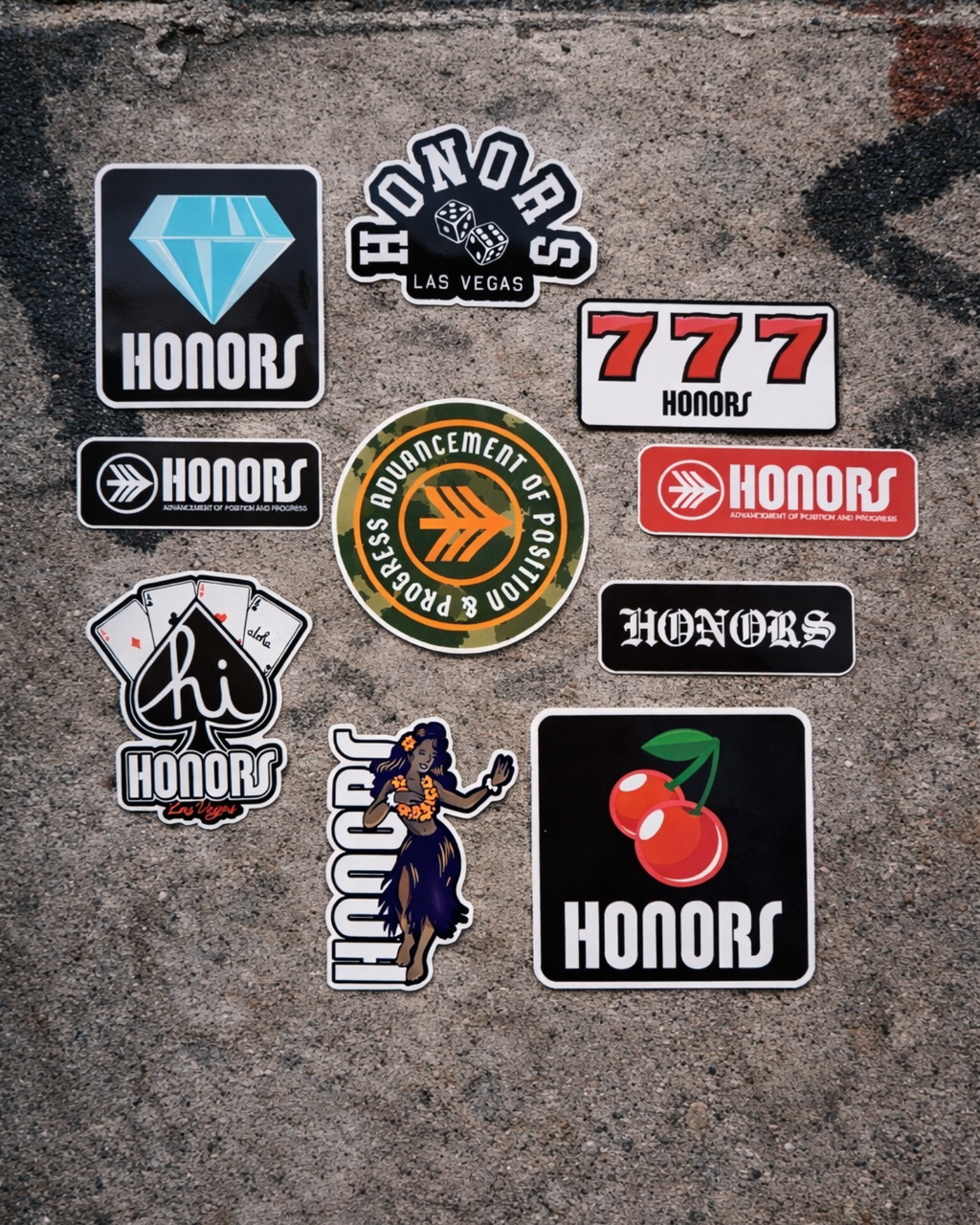 HONORS STICKER PACKS & INDIVIDUAL STICKERS