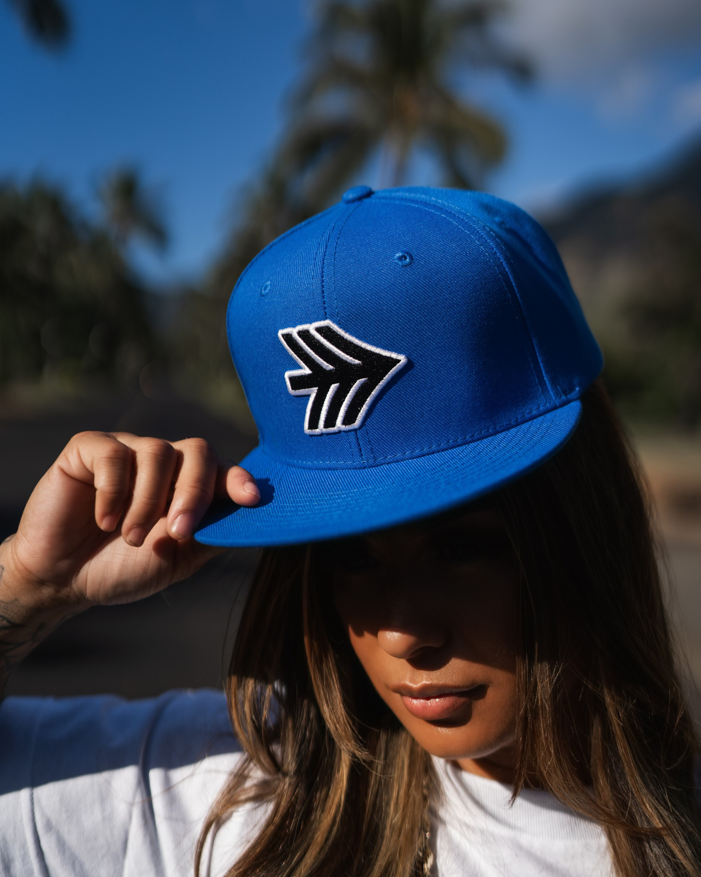 Three Point Snapback - Royal Blue