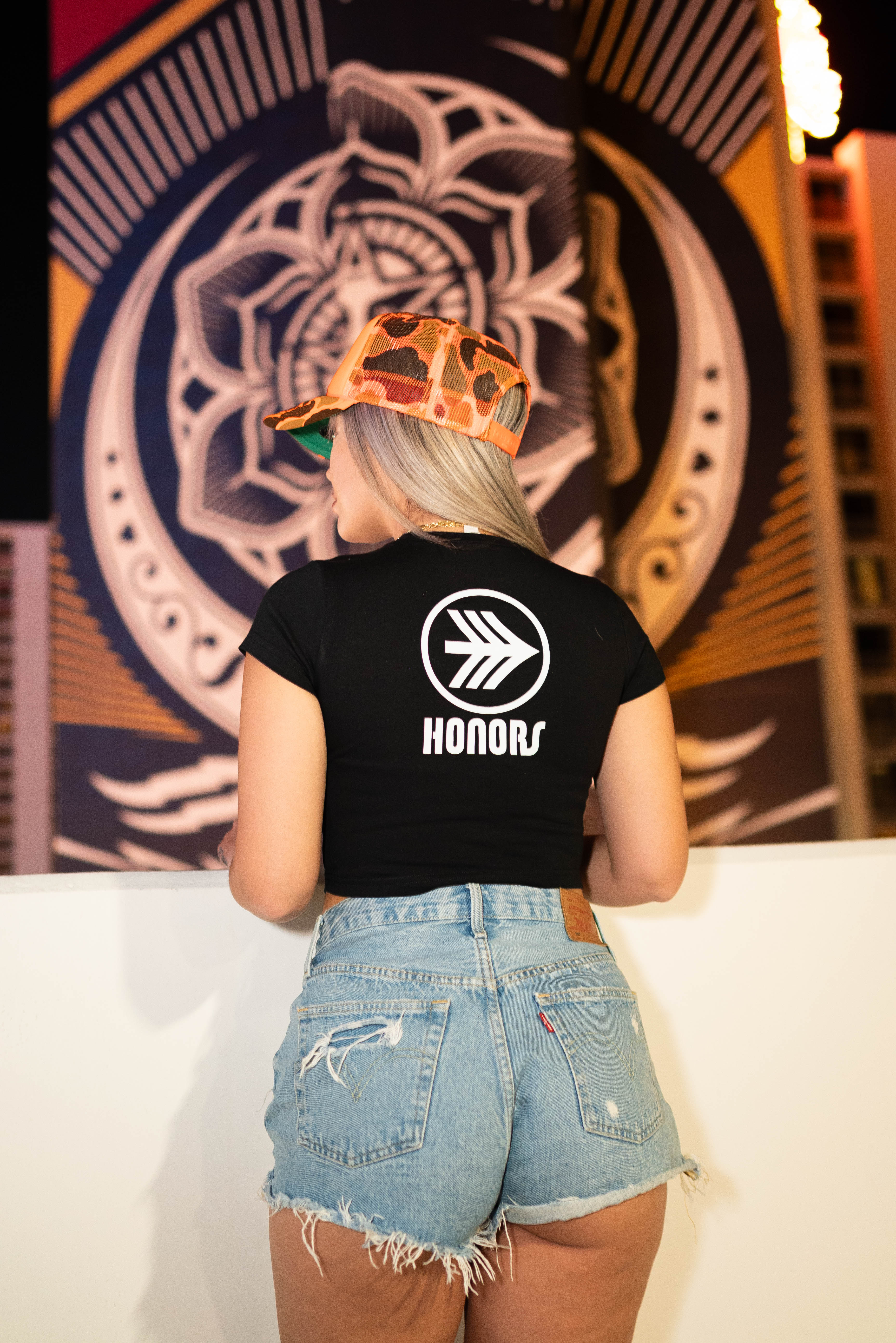 WOMENS REVERSED CROP TOP