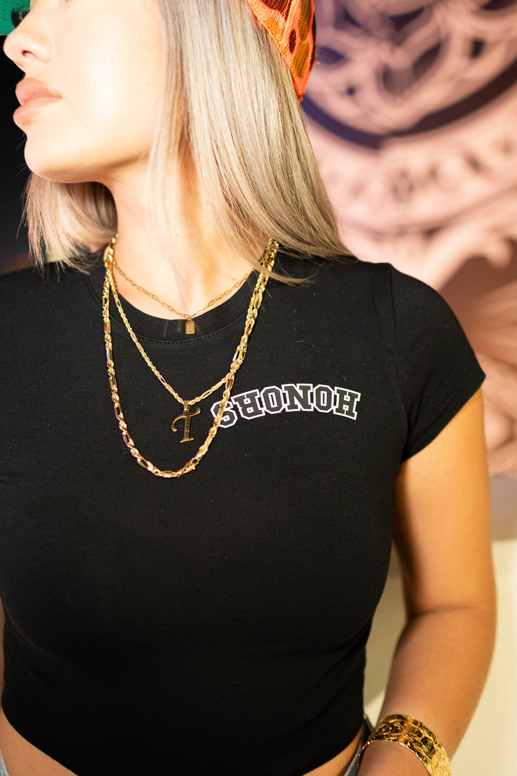 WOMENS REVERSED CROP TOP