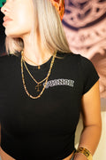 WOMENS REVERSED CROP TOP