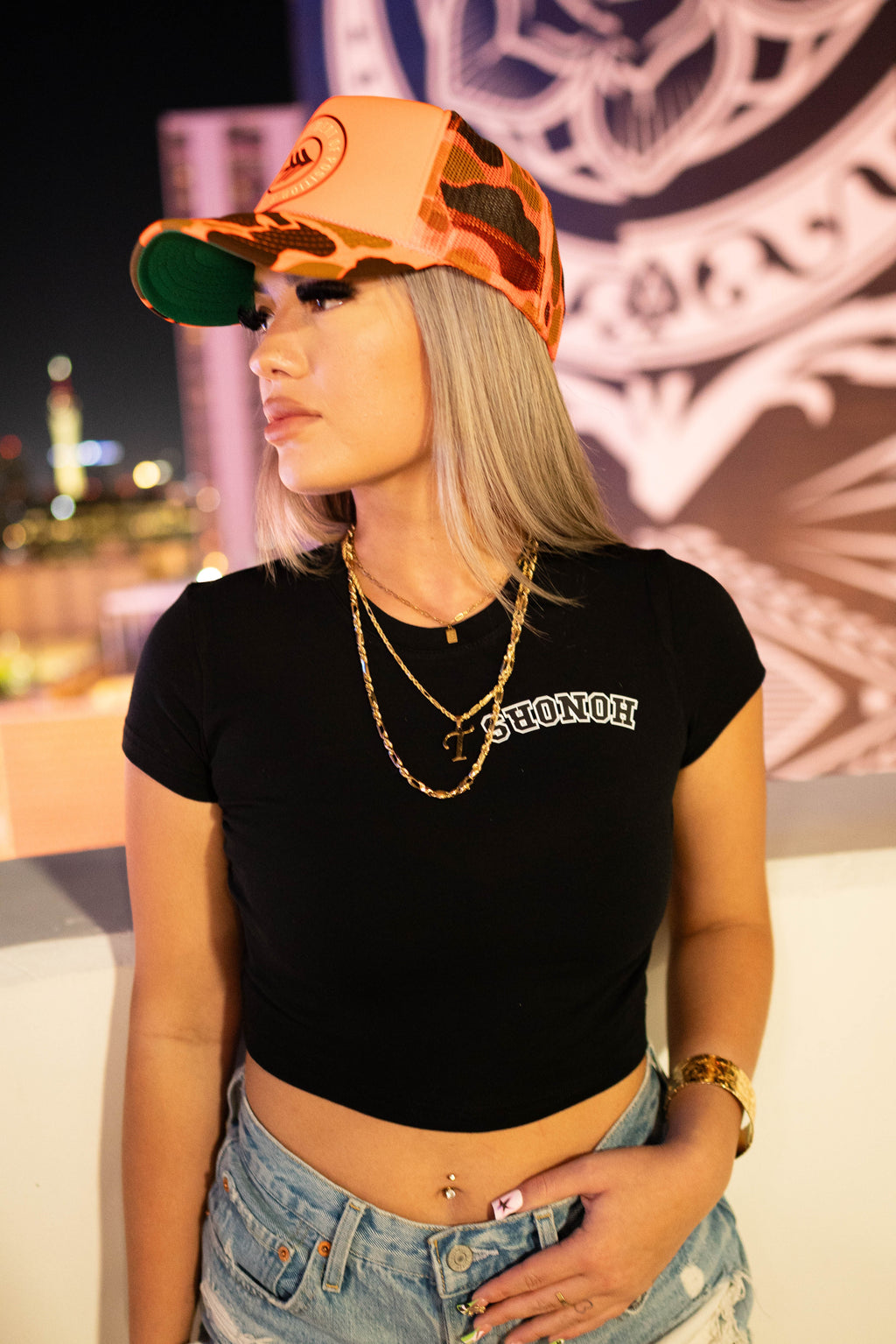 WOMENS REVERSED CROP TOP