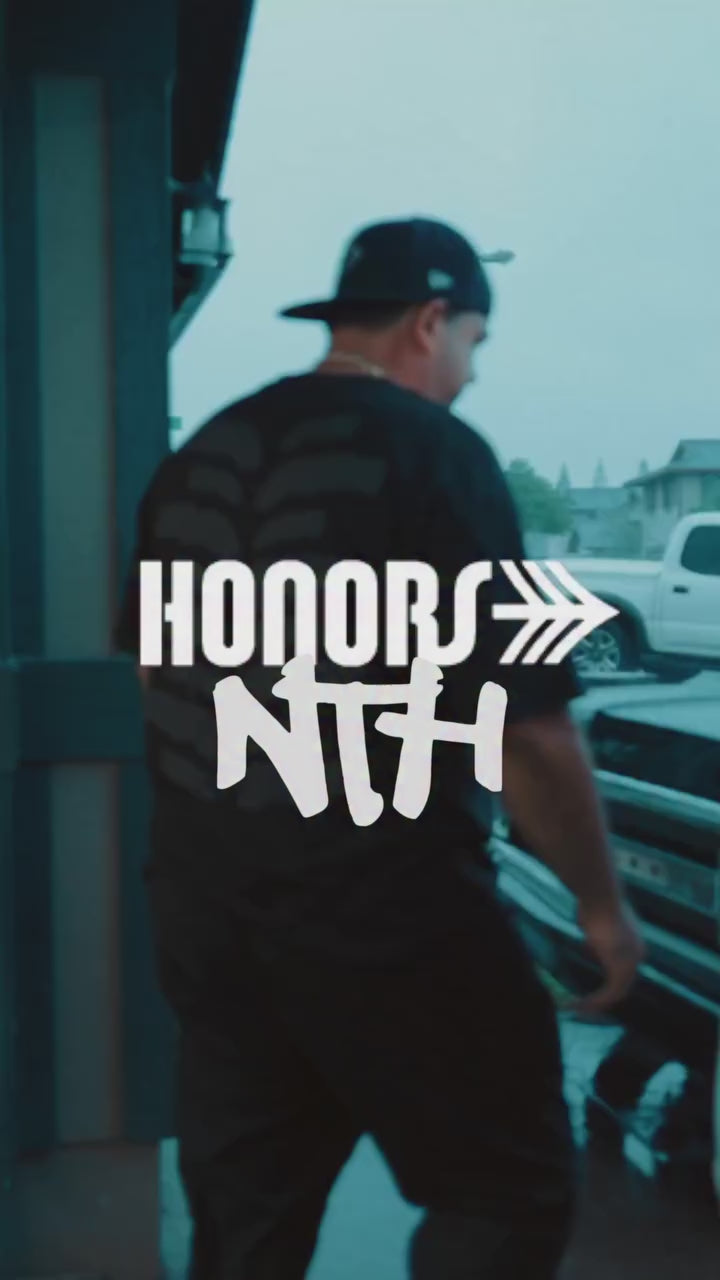 OAHU X NTH X HONORS ONE TIME BLACK TEE