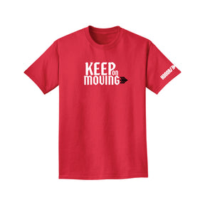 Keep On Moving Tee - Red